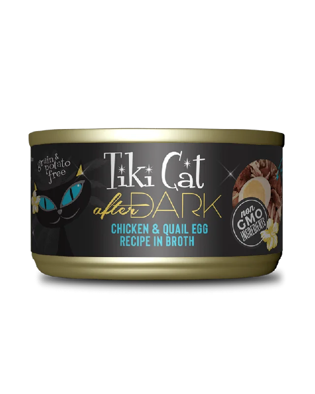 Tiki Cat After Dark Chicken & Quail Egg Wet Food 2.8oz