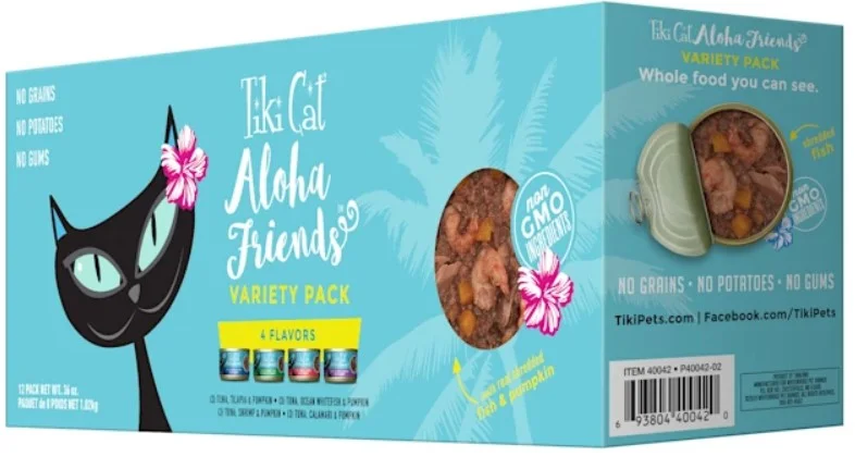 Tiki Cat® Wet Cat Food Aloha Friends™ Variety Pack 3oz Cans 12pk