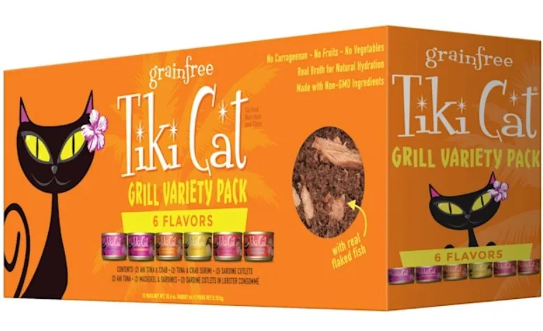 Tiki Cat® Wet Cat Food GRILL Variety Pack 2.8oz Cans 12pk