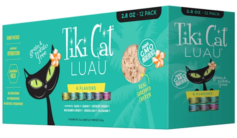 Tiki Cat® Wet Cat Food Luau Variety Pack 2.8oz Cans 12pk