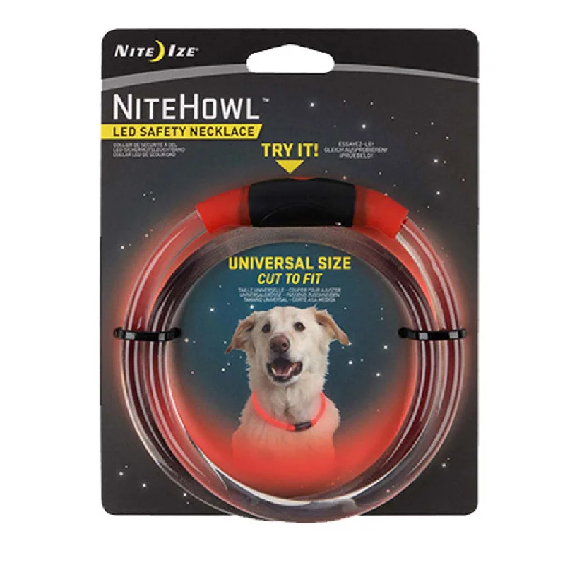 NiteHowl LED Safety Necklace Red