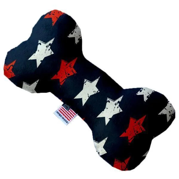 Plush Bone Dog Toy Graffiti Stars