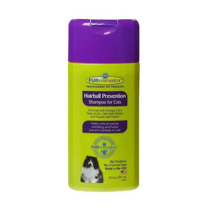 FURminator Cat Hairball Prevention Shampoo 8.5oz