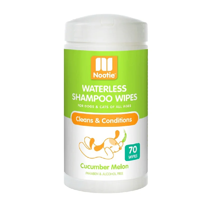 Nootie Waterless Shampoo Wipes - Cucumber Melon 70sheets