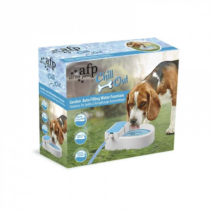 ALL FOR PAWS ChillOut Vrtna fontana, s automatskim punjenjem, 29x27,5x10 cm