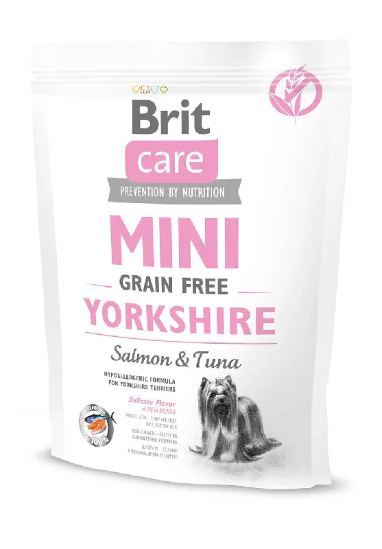 BRIT CARE MINI Yorkshire Losos i Tuna, bez žitarica