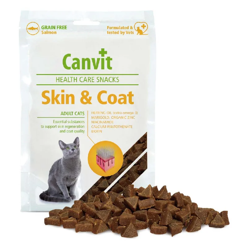 CANVIT Skin & Coat  poslastica s lososom, bez žitarica, 100g