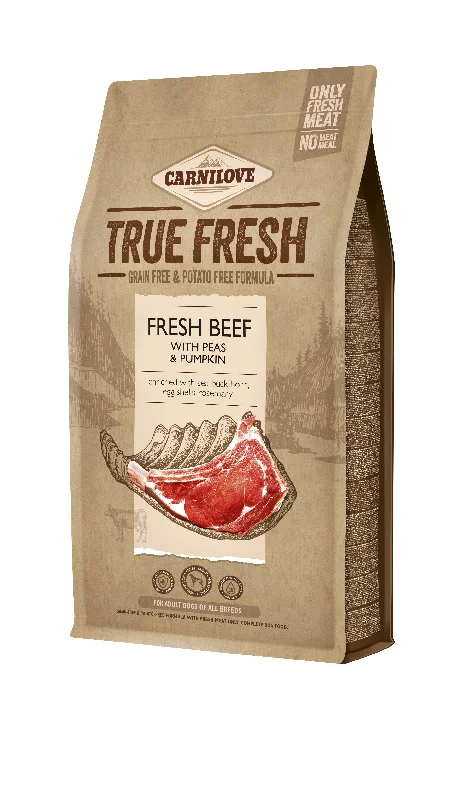 CARNILOVE True Fresh Beef, svježe meso govedine s graškom i bućom, bez žit.