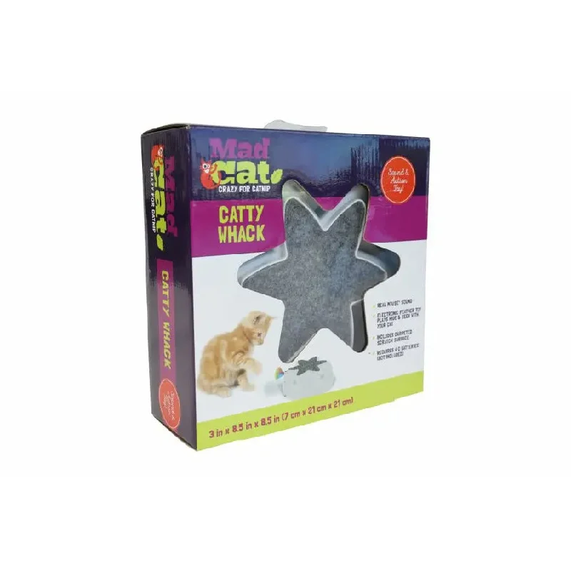 Cosmic Cat Mad Cat Catty Whack Electronic Cat Toy