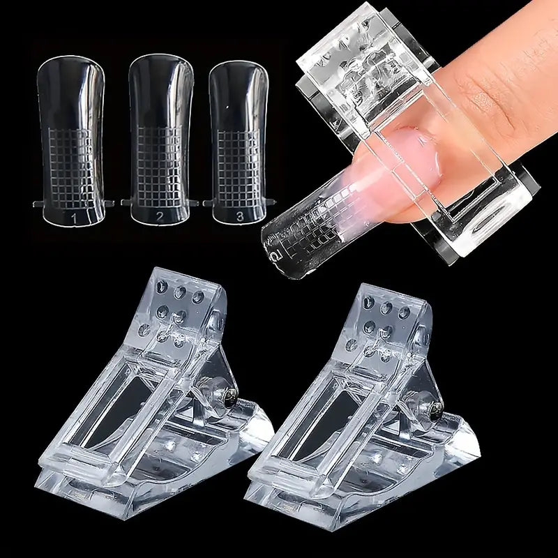 Crystal Nail Extension Mold Clip Clamp