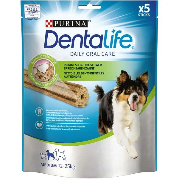 DENTALIFE Medium, poslastica za pse, 115g