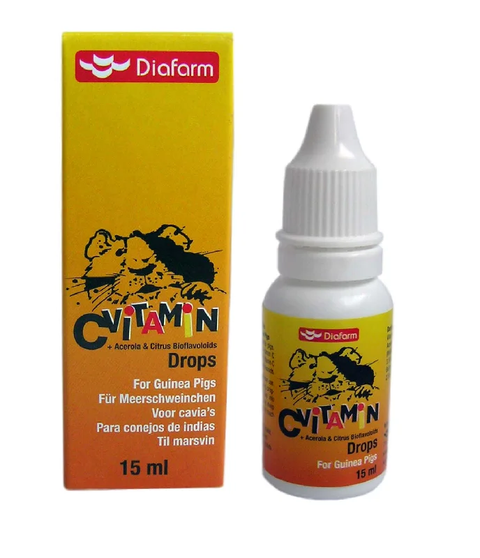 DIAFARM Vitamin C kapi za zamorčiće, 15ml