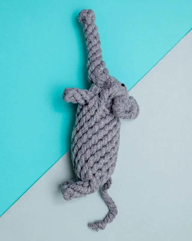 Rudy the Elephant Rope Dog Toy