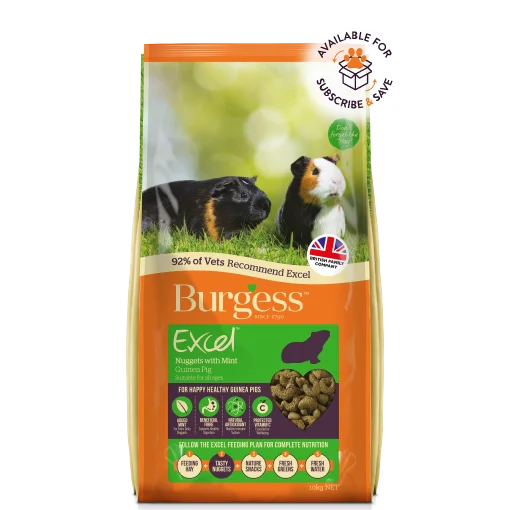 Burgess - Excel - Guinea Pig - Original with Mint - 2kg