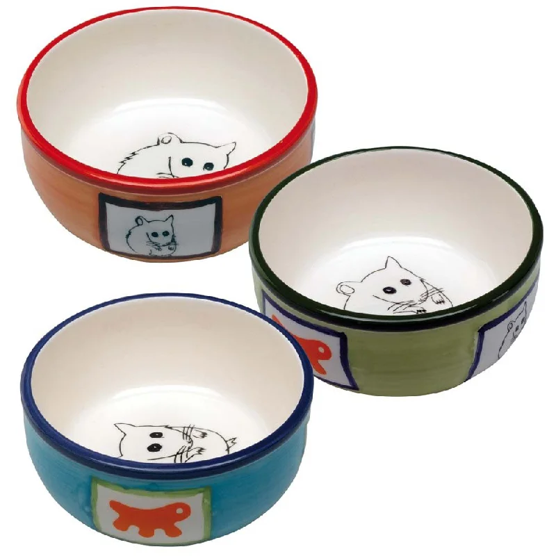 FERPLAST Keramička zdjelica Hamster Bowl s motivom O: 10,2xh3,7cm -0,18L