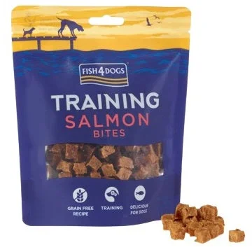 FISH4DOGS Training Bites, 100% losos, hrskava poslastica za pse, 80g