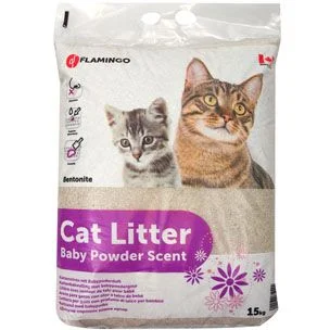 Flamingo Cat Litter Baby Powder Scent