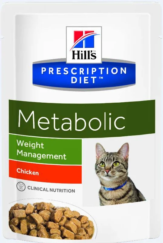 HILL's PD FELINE METABOLIC Plic hrană umedă pt slăbire&întreţinere greutate 85g