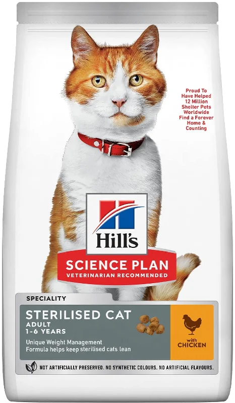 HILL's SP Feline Young Sterile, cu Pui 1,5kg