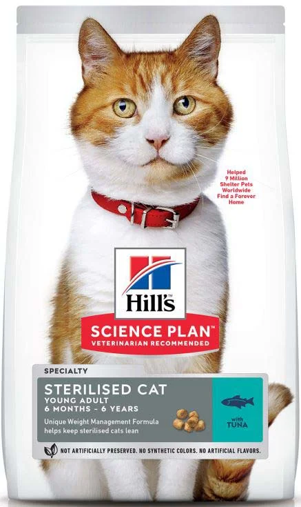 HILL's SP Feline Young Sterile, cu Ton 1,5kg