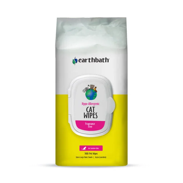 EarthBath Hypoallergenic Cat Wipes Fragrance Free