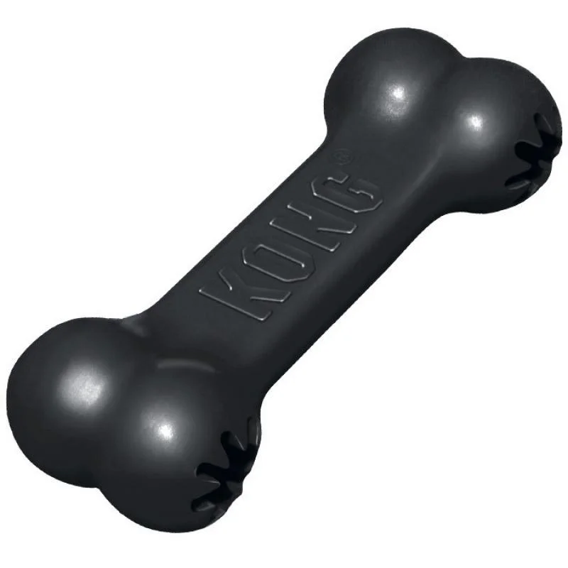 KONG Extreme Goodie Bone Dog Toy - Medium Black