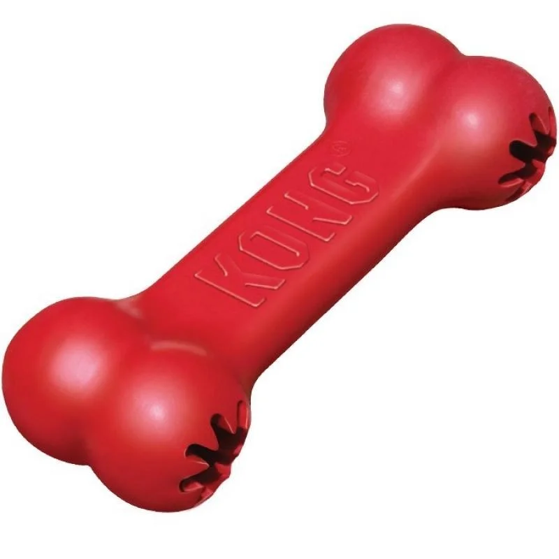 KONG Goodie Bone Dog Toy Medium Red