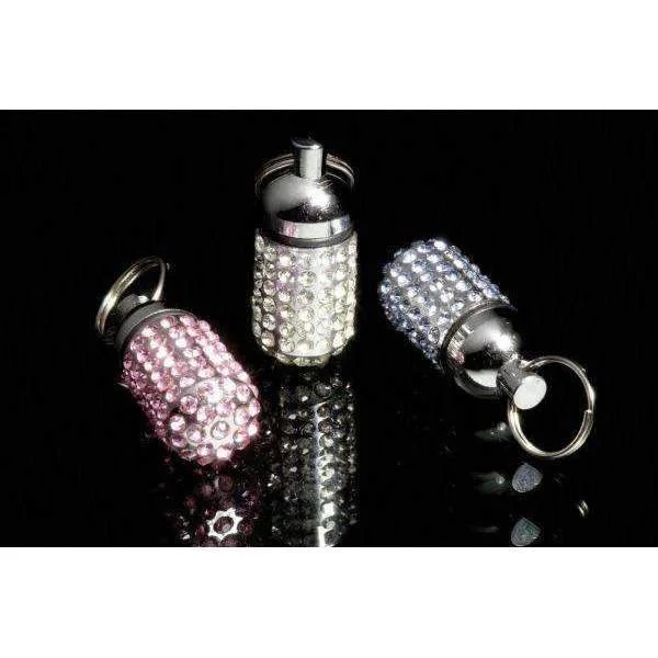 Karlie Strass Silver ID tags 15*8mm