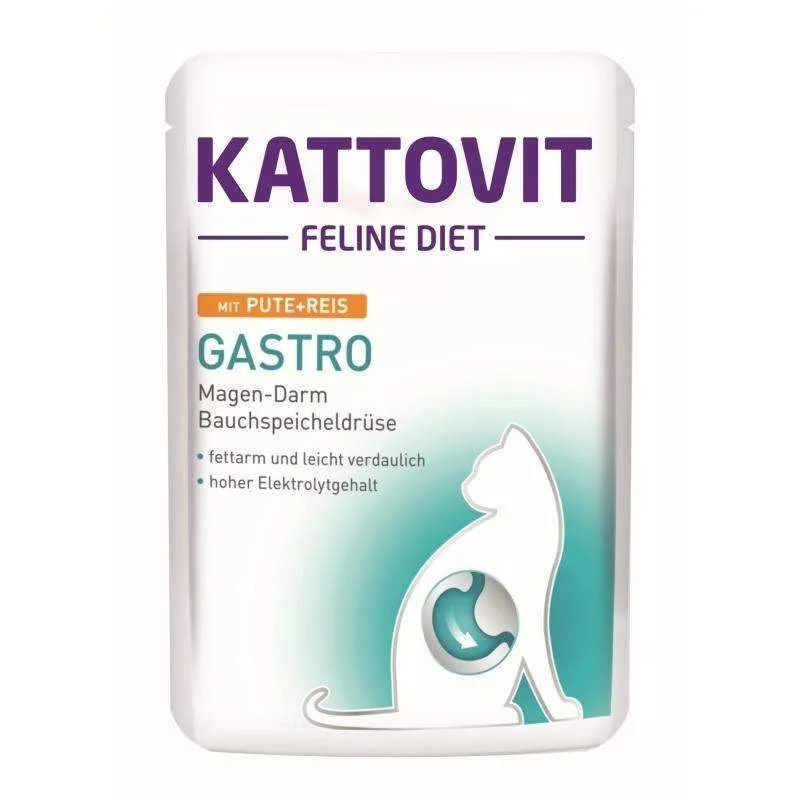 Kattovit Gastro Pouch - Turkey & Rice - 85g