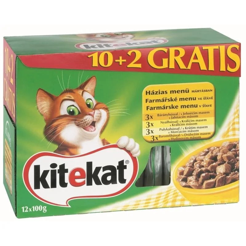 Kitekat Pouch Gourmet Pack In Jelly - 12x100g