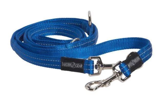 Kruuse Buster 7-Way Reflective Dog Lead - Blue - Large