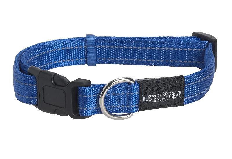 Kruuse Buster Adjustable Reflective Collar, Extra Large, Blue