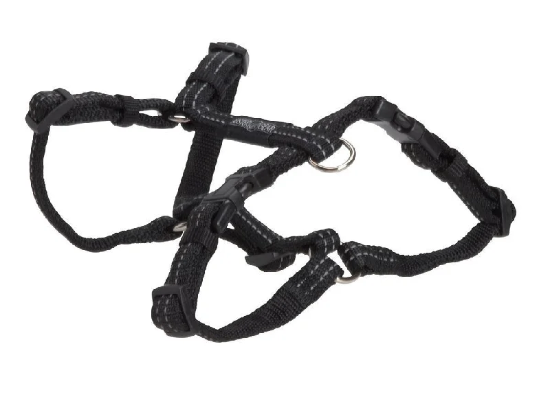 Kruuse Buster H-Harness For Dogs - Black - 15x300-500 mm