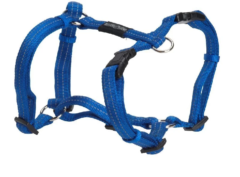 Kruuse Buster H-Harness For Dogs - Blue - 15x300-500 mm