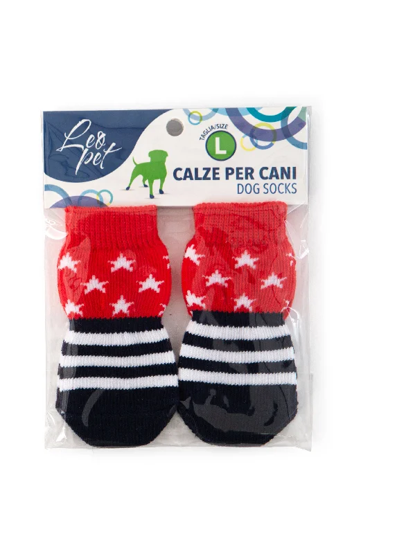 LEO PET Čarapice Stars&Stripes, 4kom