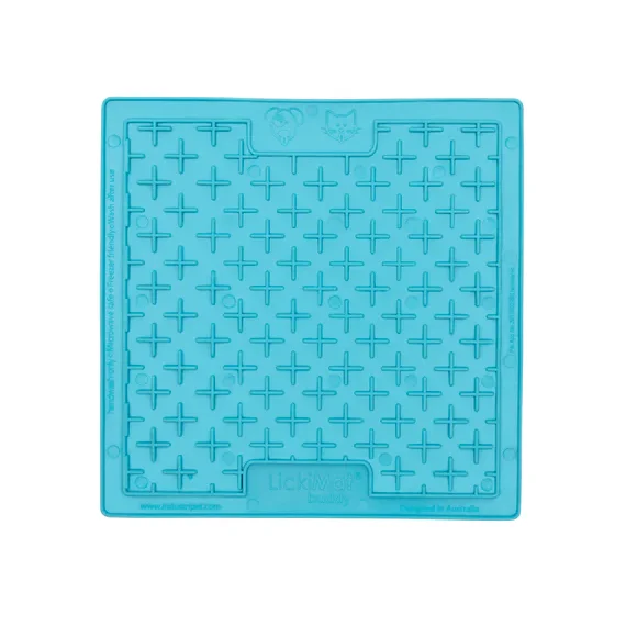 LickiMat Classic Buddy Slow Feeder Cat Mat Turquoise