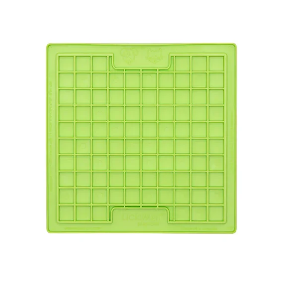 Lickimat Classic Playdate Slow Feeder Cat and Dog Mat Green