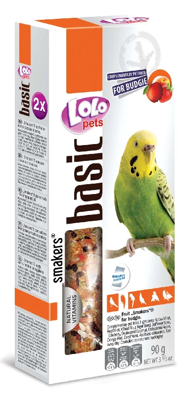 LOLO PETS Štapići s voćem, za tigrice, 2kom/90g