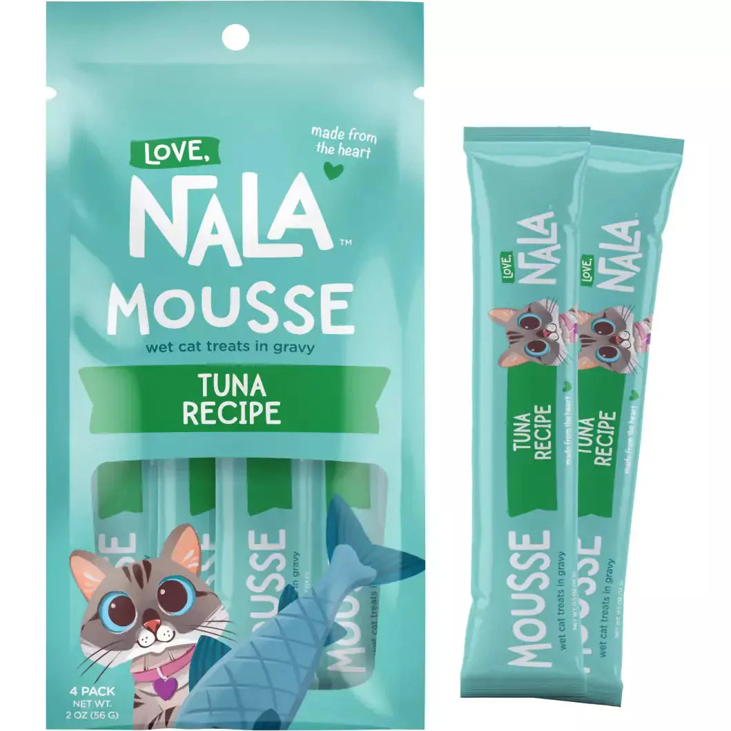 Love, Nala Tuna Recipe Mousse Cat Treat .5oz Pounch - 4pk (2oz)