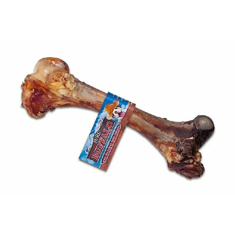 Loving Pets Pure Buffalo 14-16" Mammoth Meaty Femur Bone Dog Treats