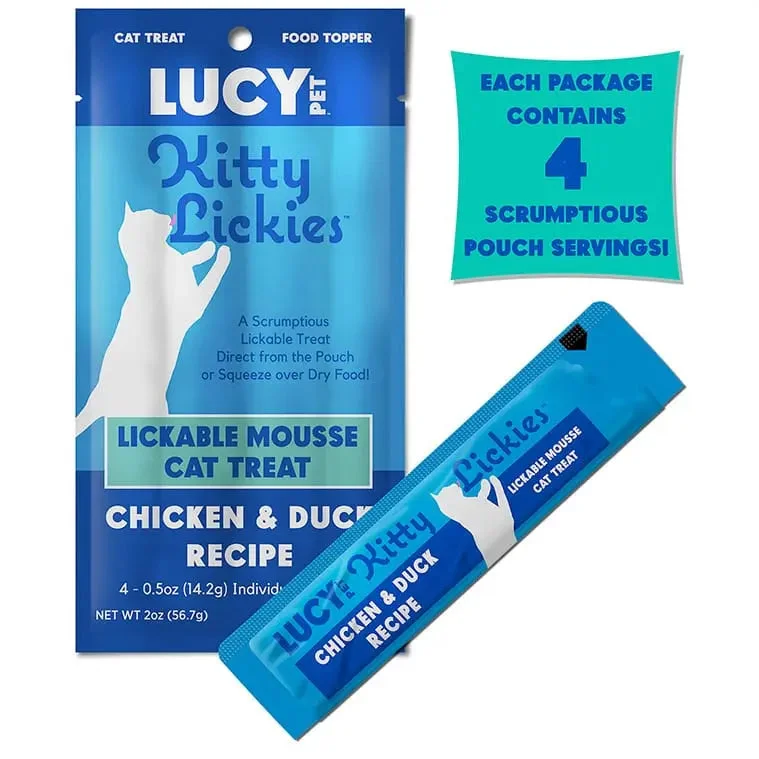 Lucy Pet Products Kitty Lickies Mousse Cat Treat