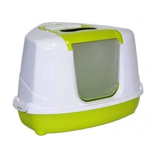 Moderna Flip Corner Cat Litter Box 'Green'