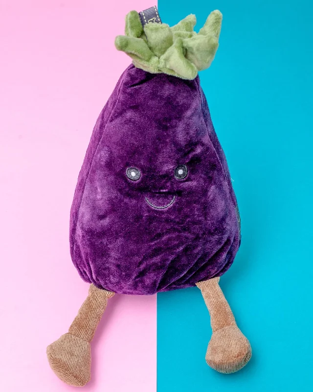 The Purple Eggplant Plush Dog Toy (FINAL SALE)