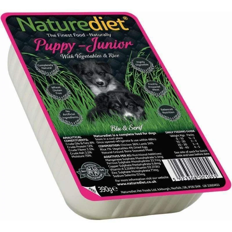 Naturediet Hypoallergenic Puppy & Junior - 390g