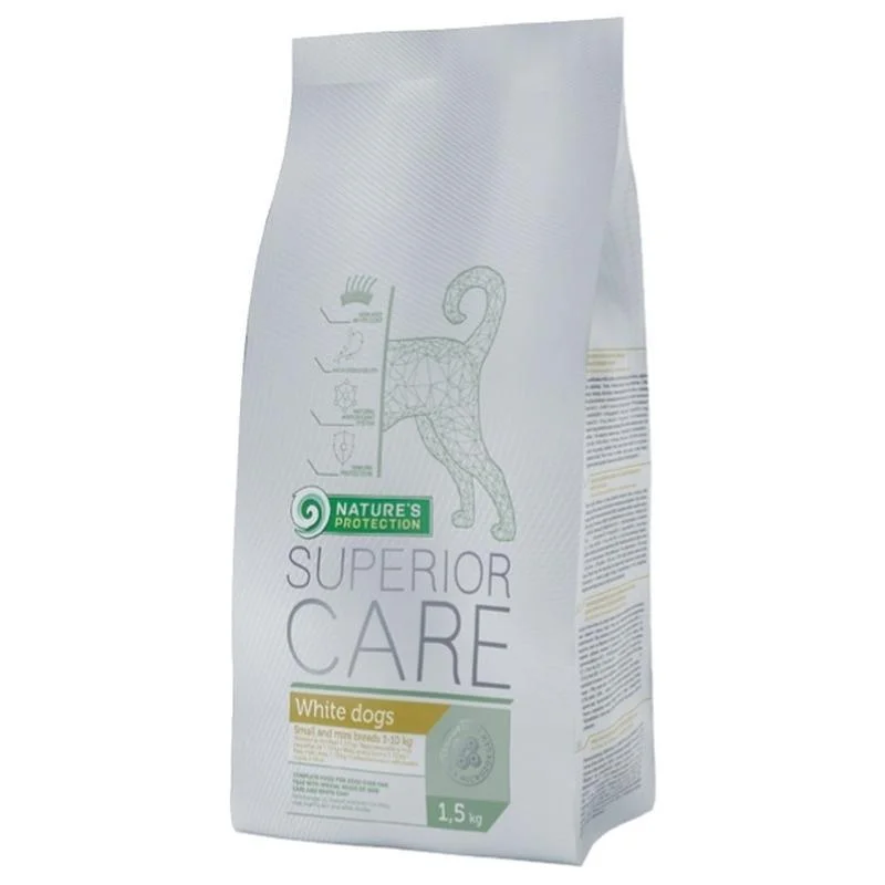 Natures Protection Superior Care White Dogs Adult Small & Mini - 1,5kg