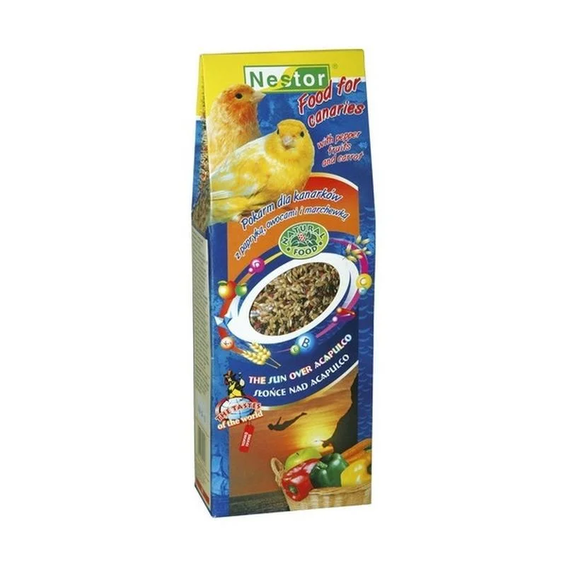 Nestor Food For Canaries With Pepper & Fruits & Carrot - 700ml