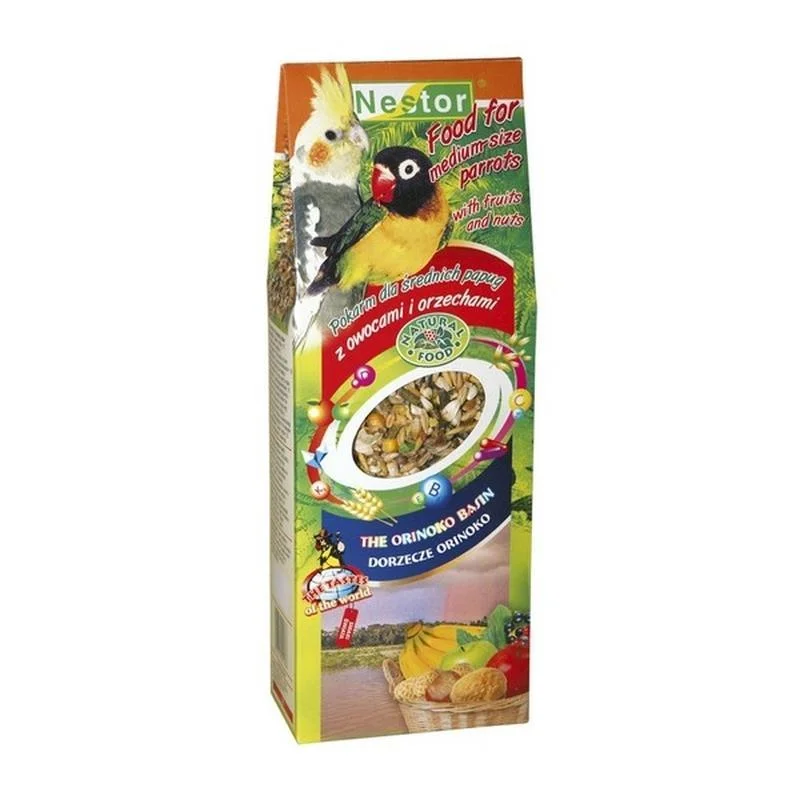 Nestor Food For Medium Parrots With Fruits & Nuts - 700ml