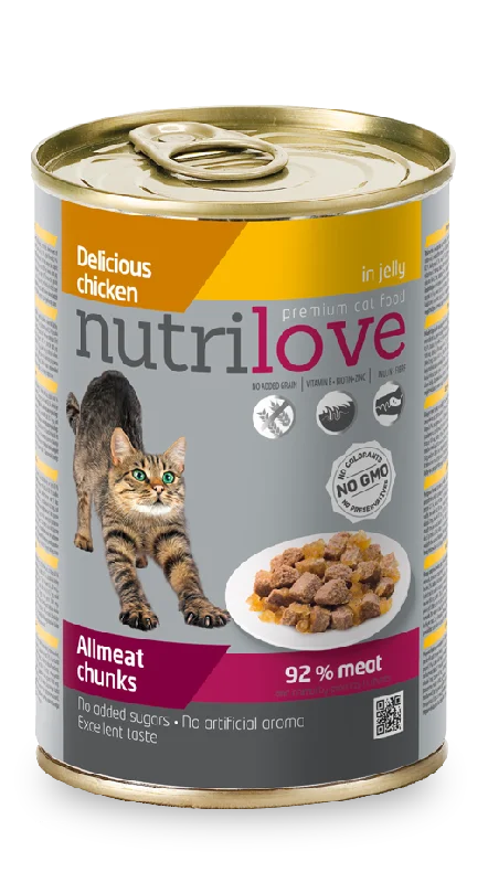 Nutrilove Adult Cat Chicken - Can 400gr