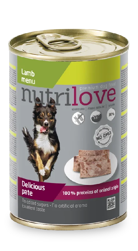 Nutrilove Adult Dog Lamb - Pate 400gr