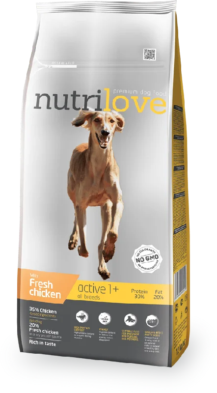 Nutrilove Active Dog Chicken - 12kg